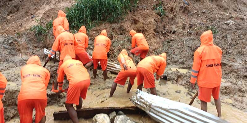 Itanagar Land Slide: Rescue Operation at Yagumso Colony is going on