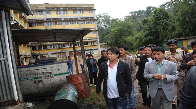 Pul visited Old AP Secretariat building in Shillong