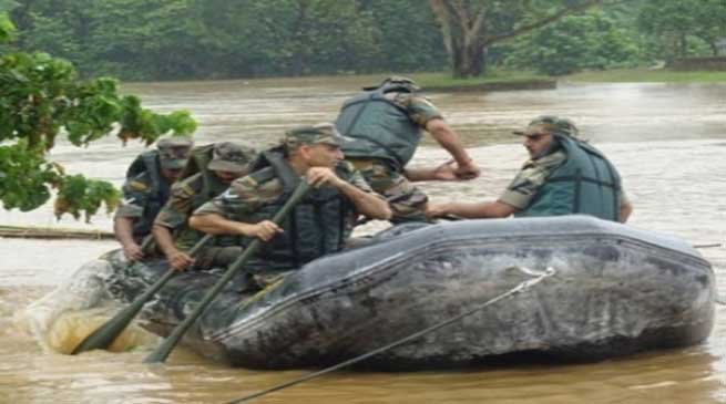 Gajraj Corps Carries Out Flood Mock Drill