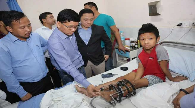 Pul Visits NEIGRIHMS and meets Arunachali patients
