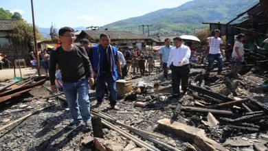 Pul visits Seppa and took stock of fire accident