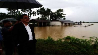 Dy CM Chowna Mein Visits The Arunachal's Flood Affected Areas