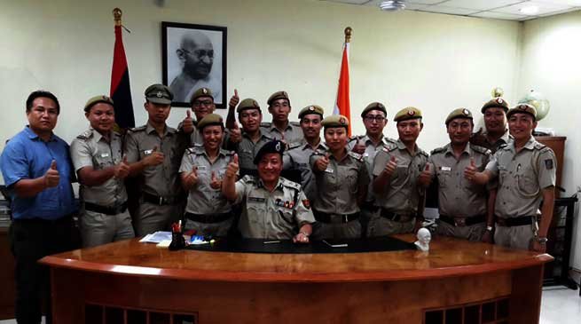 First Batch of 13 Direct Recruits NE Police Sub-Inspectors Joined Delhi Police