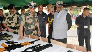 Meghalaya's Governor visits BSF'S Out Post Shella