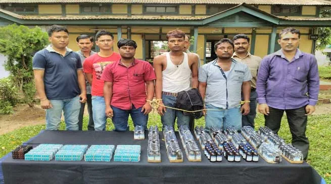 BSF Seized Contraband Medicines from Dhubri