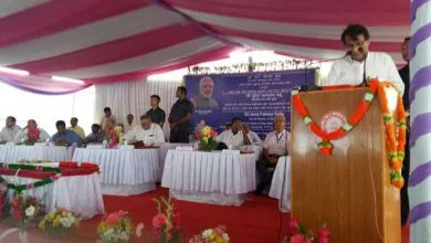 Prabhu Lays Foundation Stone of Imphal Railway Station
