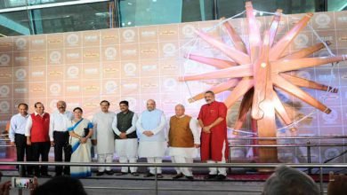 World's Largest Charkha unveiled at IGI Airport