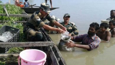 BSF Came Forward to Provides Relief to Flood Affected People