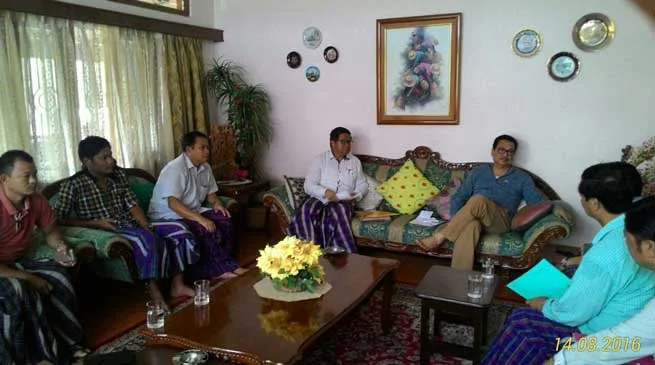 Namsai's NGOs Raised Burning Issues before Dy CM Chowna Mein