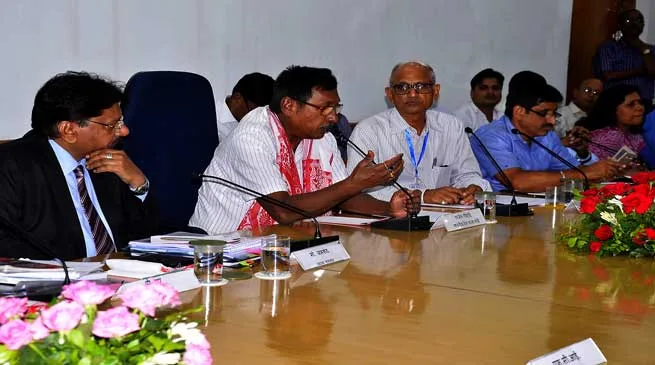 Rajen Gohain hold railway meeting