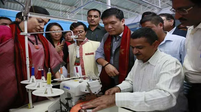 Aarunachal- Irani dedicates the Apparel & Garment Making center