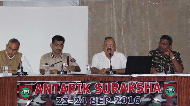 Antarik Suraksha- A Rear Area Security Exercise held at Narangi