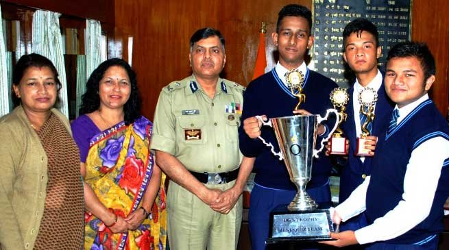 BSF Sr. Secondary School Shillong Wins Quiz Competition