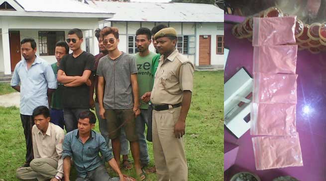 Namsai- Two Drug Pedllers caught from Enthem Village