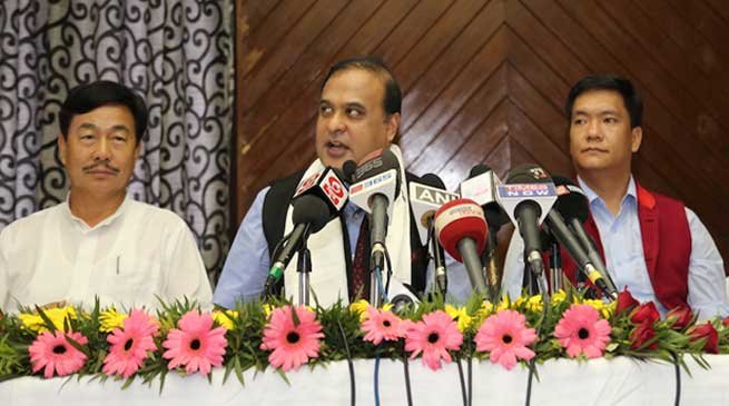 BJP will Support Arunachal's PPA Government from outside-Himanta