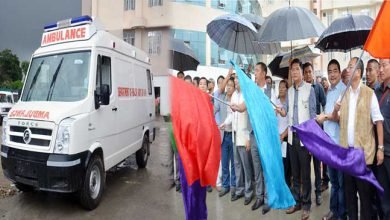 CM Pema Khandu flags off 16 Ambulances from Tomo Riba State Hospital