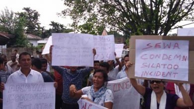 Namsai- Mass Protest Against Attack on Police Team