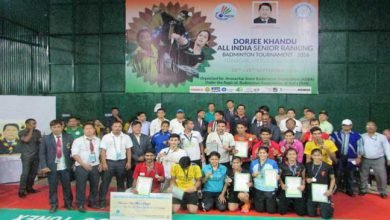 Dorjee Khandu All India Senior Ranking Badminton Tournament 2016 Begins