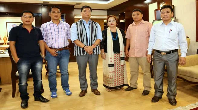 Arunachal Teachers Association's Delegation Meets with CM Khandu