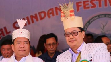 Khandu attends Silver Jubilee celebration of Chindang at Nafra