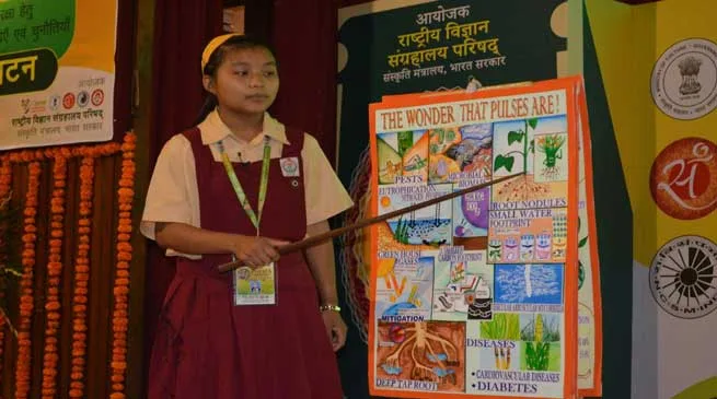 Nyohai Wangjen qualified for the National level Science Seminar 2016