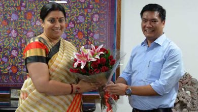 Irani agreed to Sanction Composite Textile Park for Arunachal Pradesh