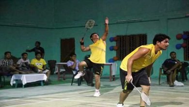 Men’s Double Badminton Tournament of Namsai district begins