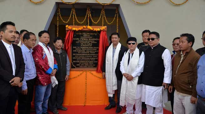 Khandu Dedicates new ADC Building to the people of Kalaktang