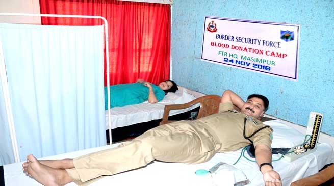 BSF Organised Blood Donation Camp