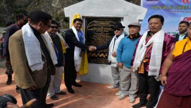 Khandu Lays Foundation Stone of Dikshi Hydro Electric Project