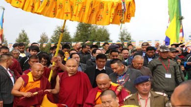 Tawang- His Holiness, The Karmapa given rousing reception