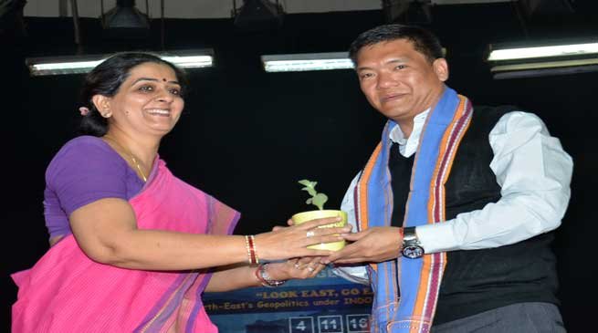 Khandu Attends Annual Event of Hindu College in Delhi