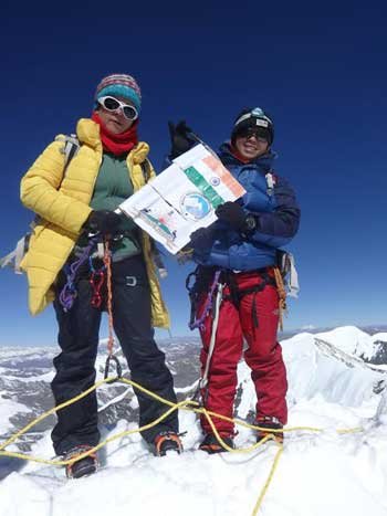 Anshu Jamsenpa felicitated- Mountain peak proposed to be named after Anshu