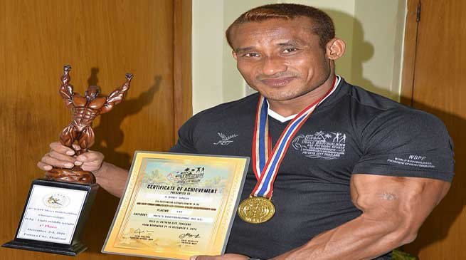 Boby Singh of N.F.Rly brings glory by winning 1st prize in the World Championship