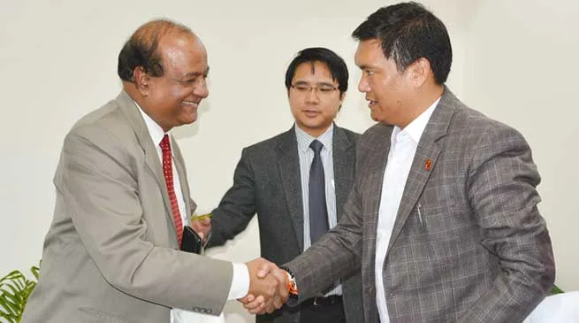Khandu Emphasized on Road Connectivity in Remote Border Areas