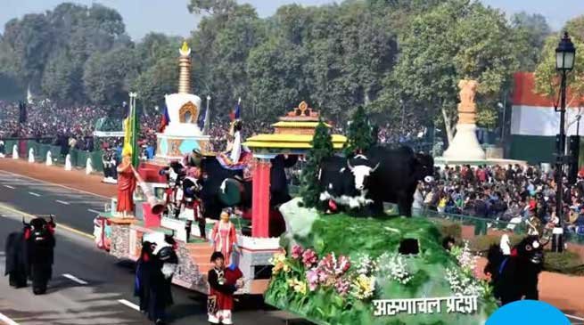 Team Arunachal 2nd Runner-UP in R-Day Tableau Contingents