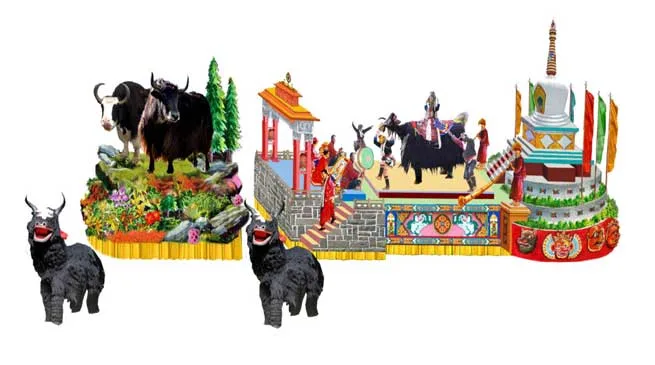 Pema Khandu Congratulates Arunachal Tableau Team