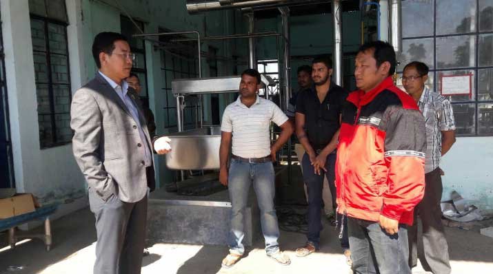 Mohesh Chai Visits Pasighat and interacted officials