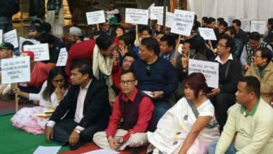 Sit-in-protest at Jantar Mantar against Economic Blockade in Manipur