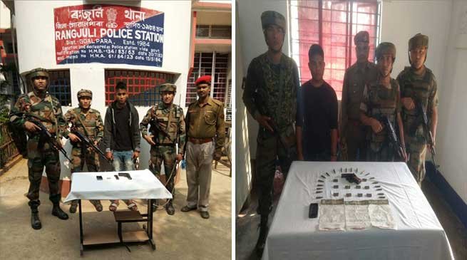 Assam- Army Apprehends two GNLA Caders
