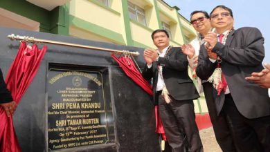 Pema Khandu and Chowna Mein inaugurates VKV School Buildings
