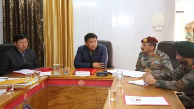 Tawang- Khandu holds review meeting with Army on land acquisition