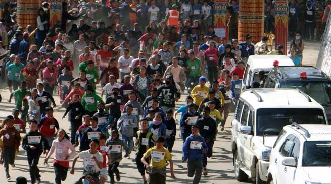 763 BRTF ( Project Vartak ) Organised Tawang Marathon 2017