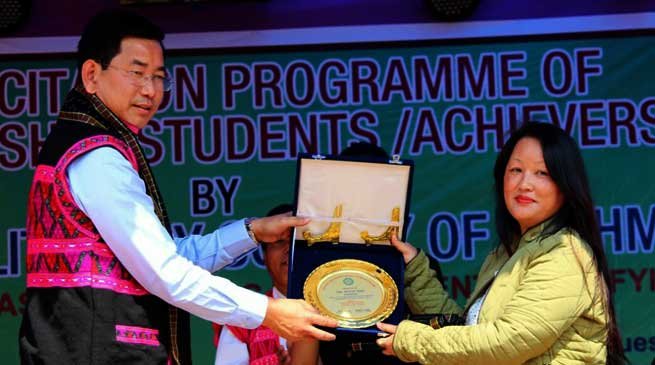 CALSOM Felicitate Meritorious Students of Mishmi Society