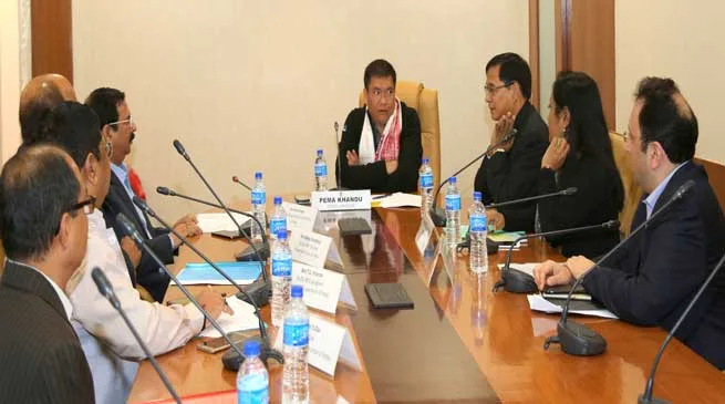 Khandu Reviewed the Comprehensive Scheme for T&D