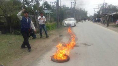 Dibrugarh paralysed during Bandh against Silapathar Incident