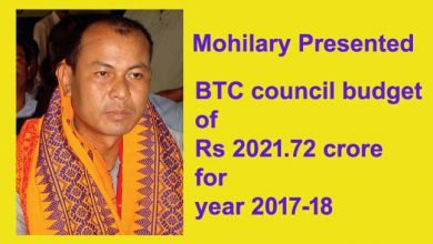 Mohilary presented the council budget of Rs 2021.72 crore