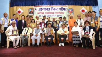 Khandu Appreciated the role of Arunachal Vikas Parishad