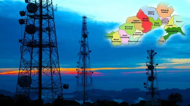 Mobile service to every villages of Arunachal by 2018