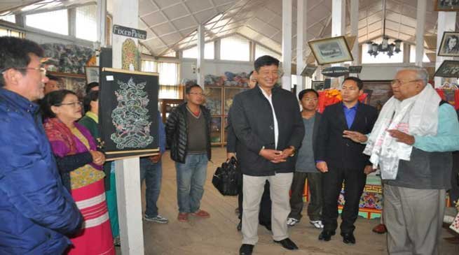 Guv PB Acharya Visits Bomdila Craft Emporium